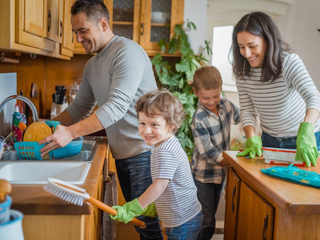 Rendre les tâches ménagères amusantes pour toute la famille